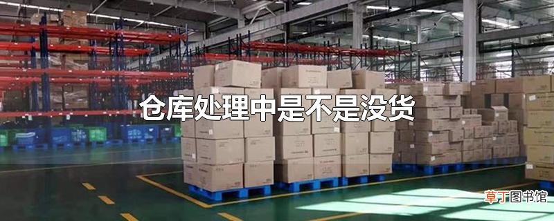 仓库处理中是不是没货