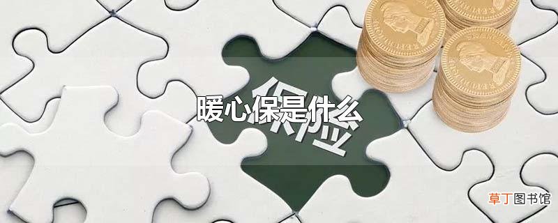 暖心保是什么
