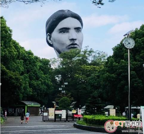 你能欣赏到这个艺术吗 东京奥运赛场上空出现巨大人脸