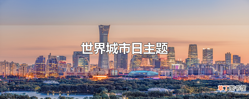 世界城市日主题