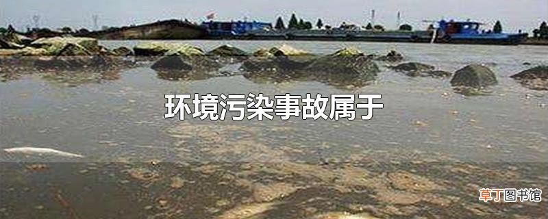 环境污染事故属于