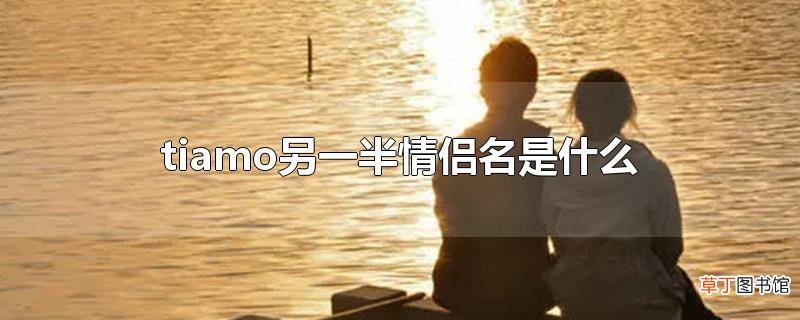 tiamo另一半情侣名是什么