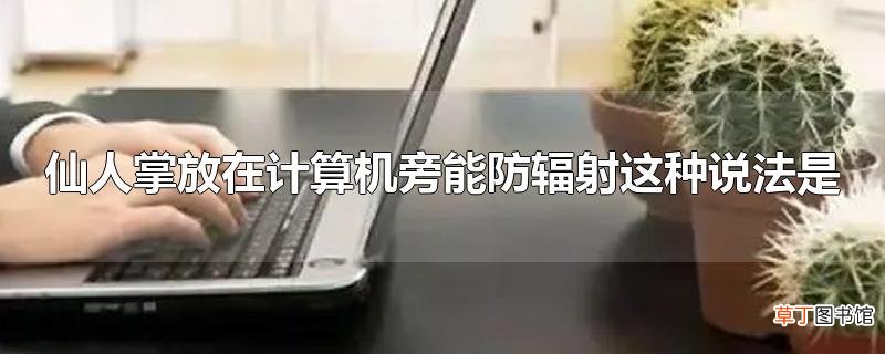 仙人掌放在计算机旁能防辐射这种说法是