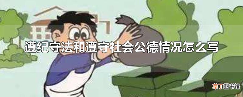 遵纪守法和遵守社会公德情况怎么写