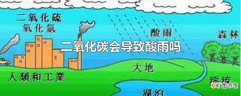 二氧化碳会导致酸雨吗