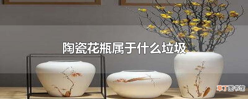 陶瓷花瓶属于什么垃圾