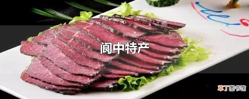 阆中特产