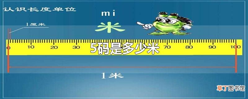 5码是多少米