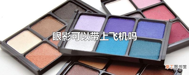 眼影可以带上飞机吗