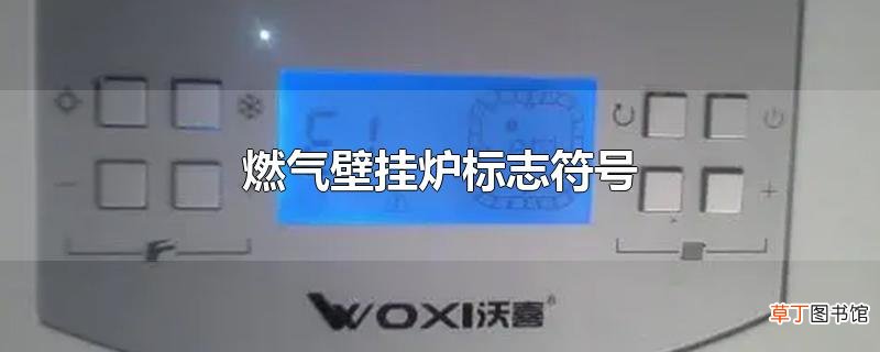 燃气壁挂炉标志符号
