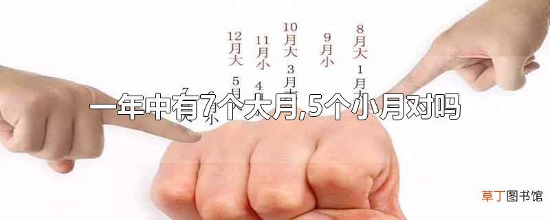 一年中有7个大月,5个小月对吗