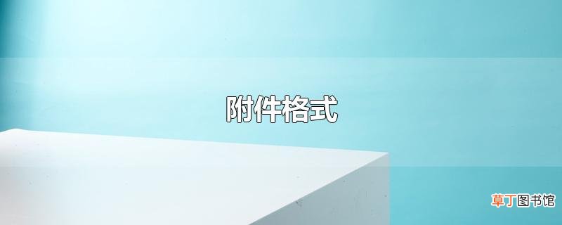 附件格式