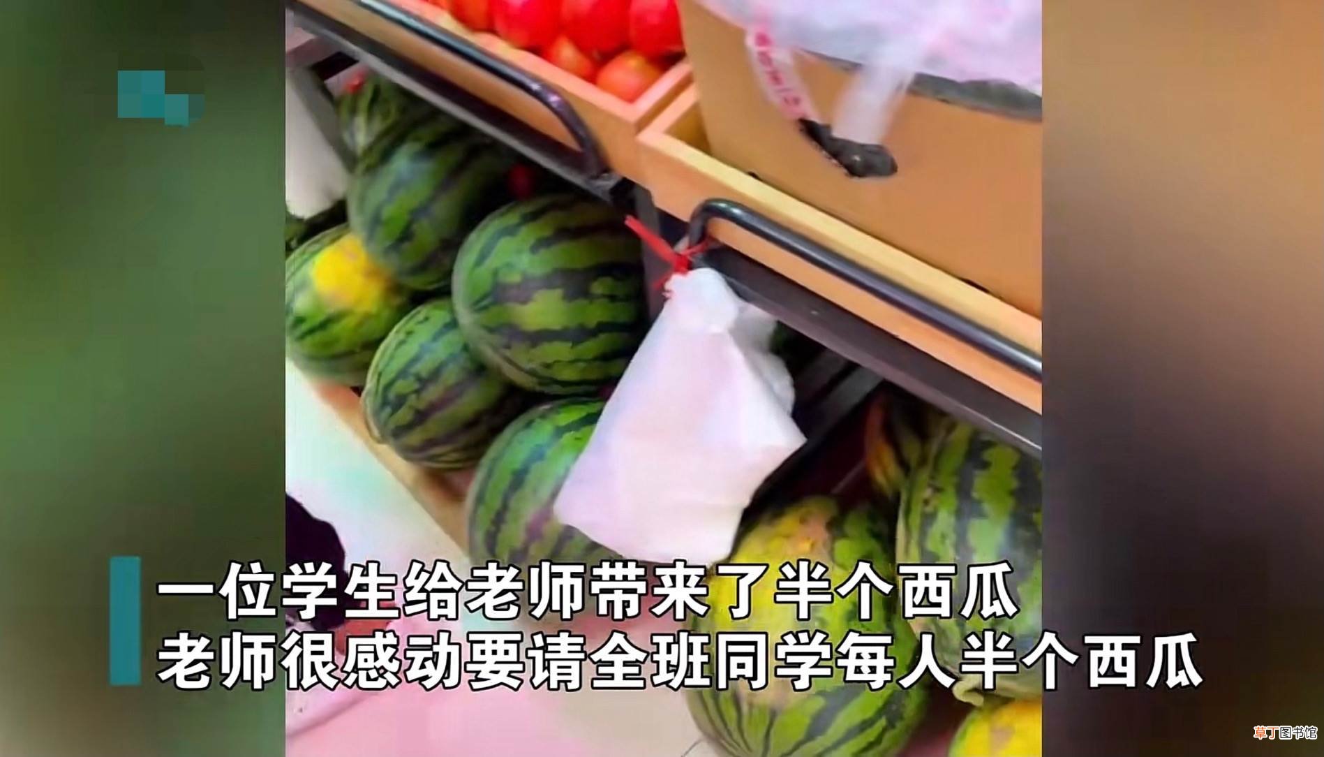 自费1069元请全班吃西瓜 吉林一老师收学生半个西瓜