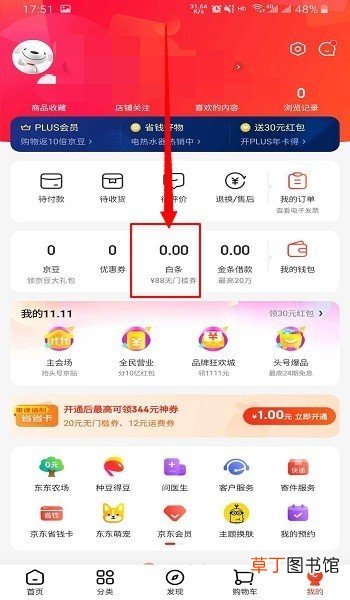 京东怎么开通白条