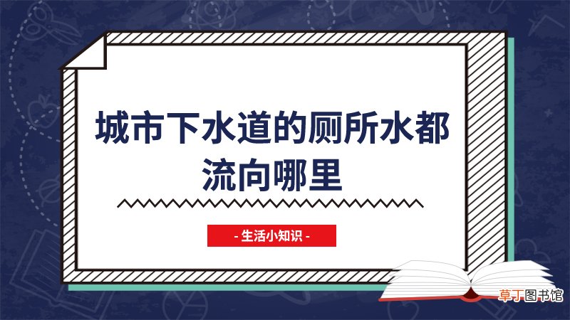 城市下水道的厕所水都流向哪里