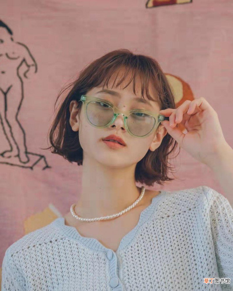 治愈系精灵短卷发有多美 日系甜美发型