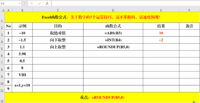 excel向上取整函数是什么 excel向上取整