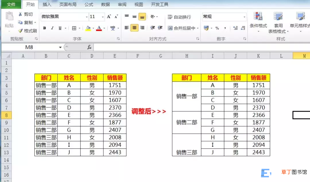 相同单元格内容批量合并 excel合并重复项为同一单元格