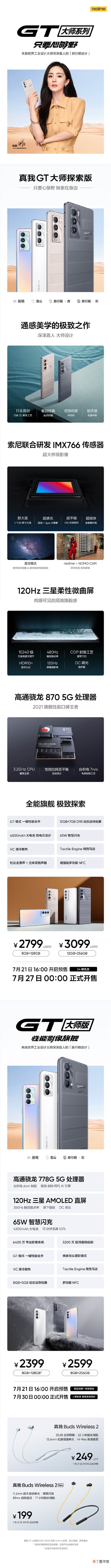 GT大师版：2399起 工业设计大师操刀！一图了解realme