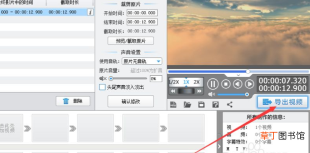 怎么去掉视频中的声音，使其静音