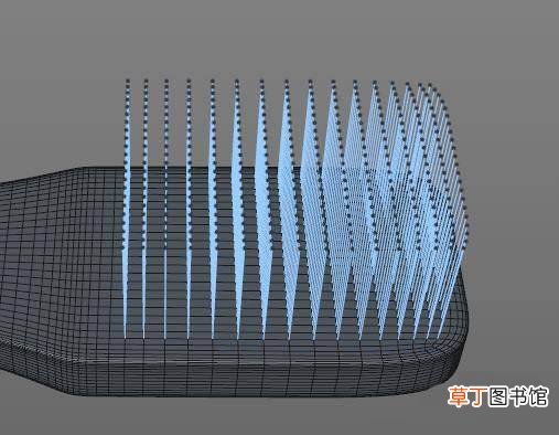 c4d制作毛刷模型的教程 C4D怎么快速建模鞋刷?