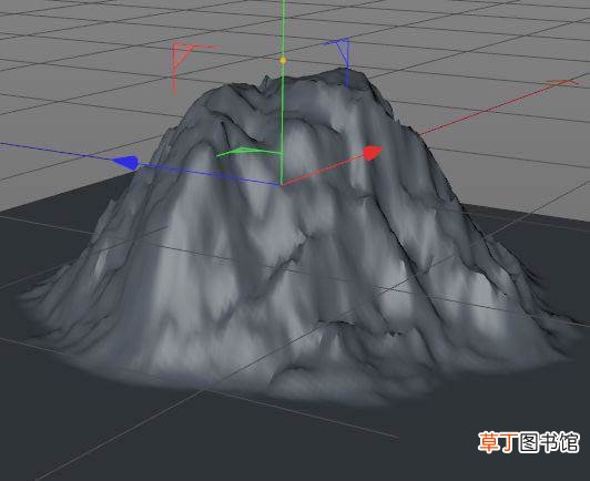 C4D做火山口效果的技巧 C4D怎么建模火山口?