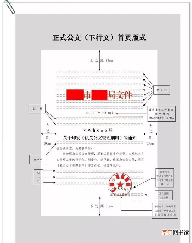 政府行文格式规范表格 政府行文格式规范