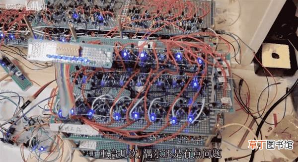 可跑程序 B站焊武帝爆火出圈：纯手工拼晶体管自制CPU