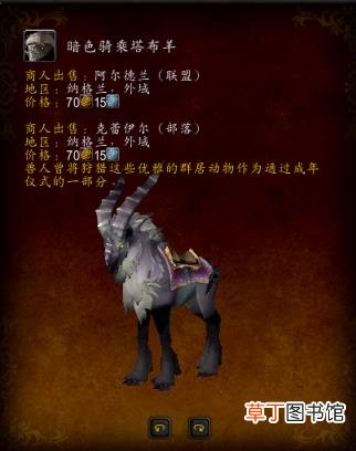 德拉诺声望坐骑有几个 魔兽世界十大必拿坐骑