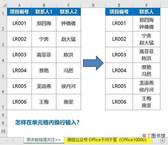 excel格内换行 excel格内换行