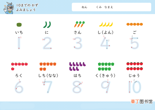 幼儿园数字描红打印1至10 幼儿园数字描红打印