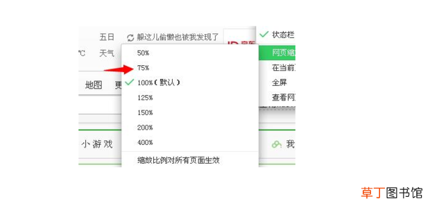 怎么缩小网页的显示比例