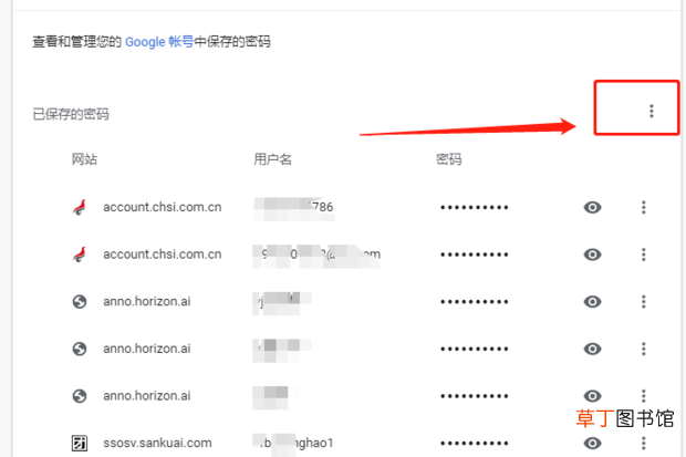 怎么查看谷歌浏览器中已保存的账号和密码