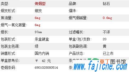 钻石荷花细支好抽吗 钻石荷花细支多少钱一条市场价