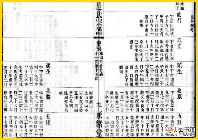 家谱电子版模板下载 家谱模板