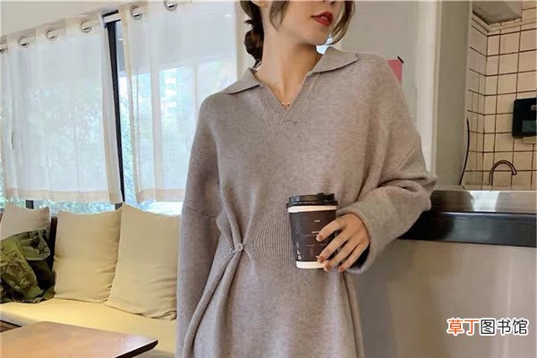 长款毛衣裙怎样搭配