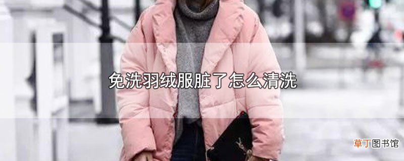 免洗羽绒服脏了怎么清洗