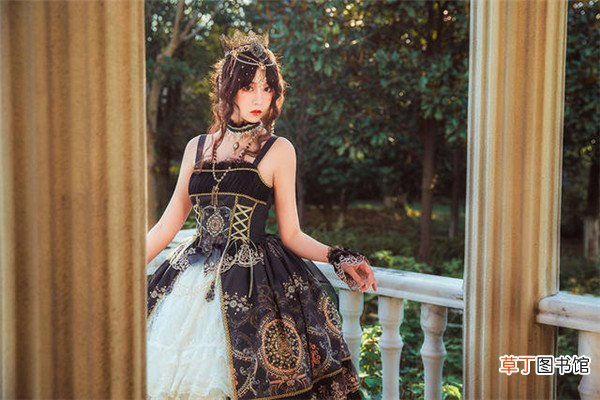 lolita边夹的戴法