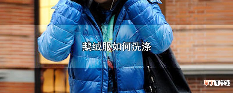 鹅绒服如何洗涤