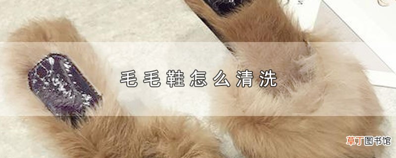 毛毛鞋怎么清洗