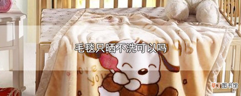 毛毯只晒不洗可以吗