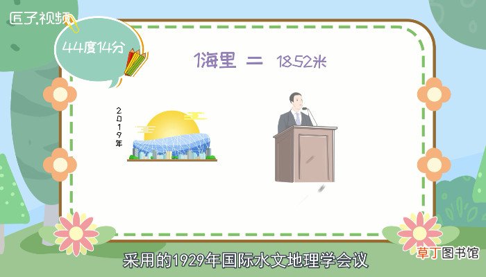 一海里等于多少米