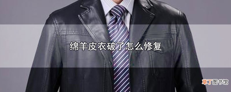 绵羊皮衣破了怎么修复