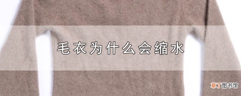 毛衣为什么会缩水
