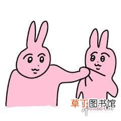 粉兔子表情包原图 粉兔子表情包 两只粉兔子表情包大全