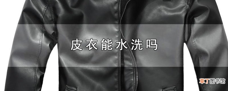 皮衣能水洗吗