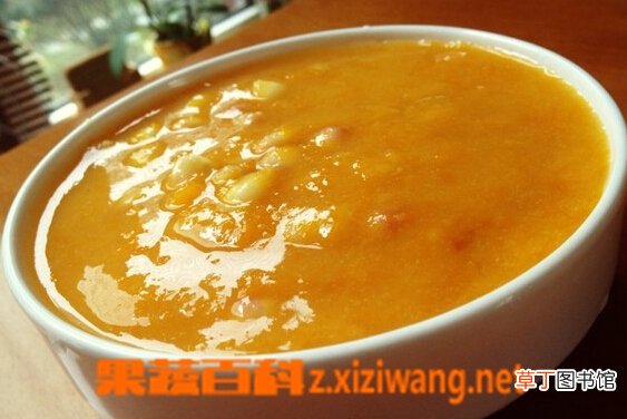 南瓜玉米粥的做法和功效