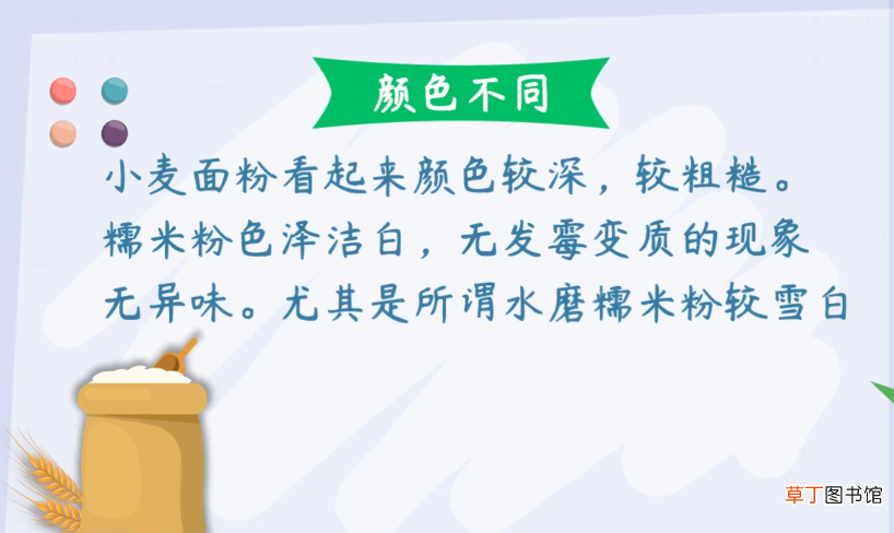 面粉和糯米粉的区别
