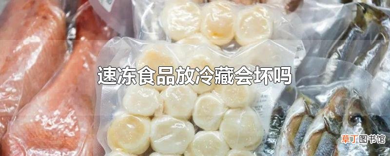 速冻食品放冷藏会坏吗