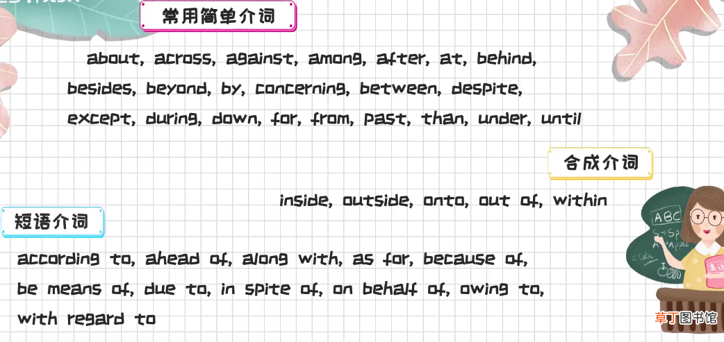 介词有哪些英语